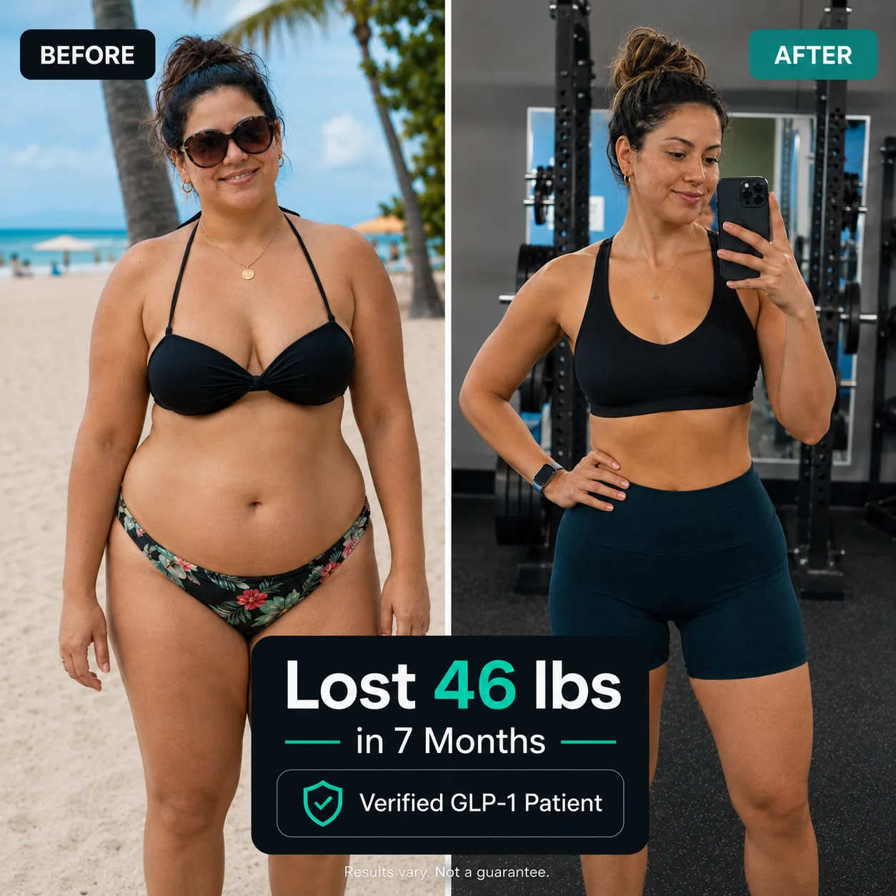 Patient lost 46 lbs in 7 months