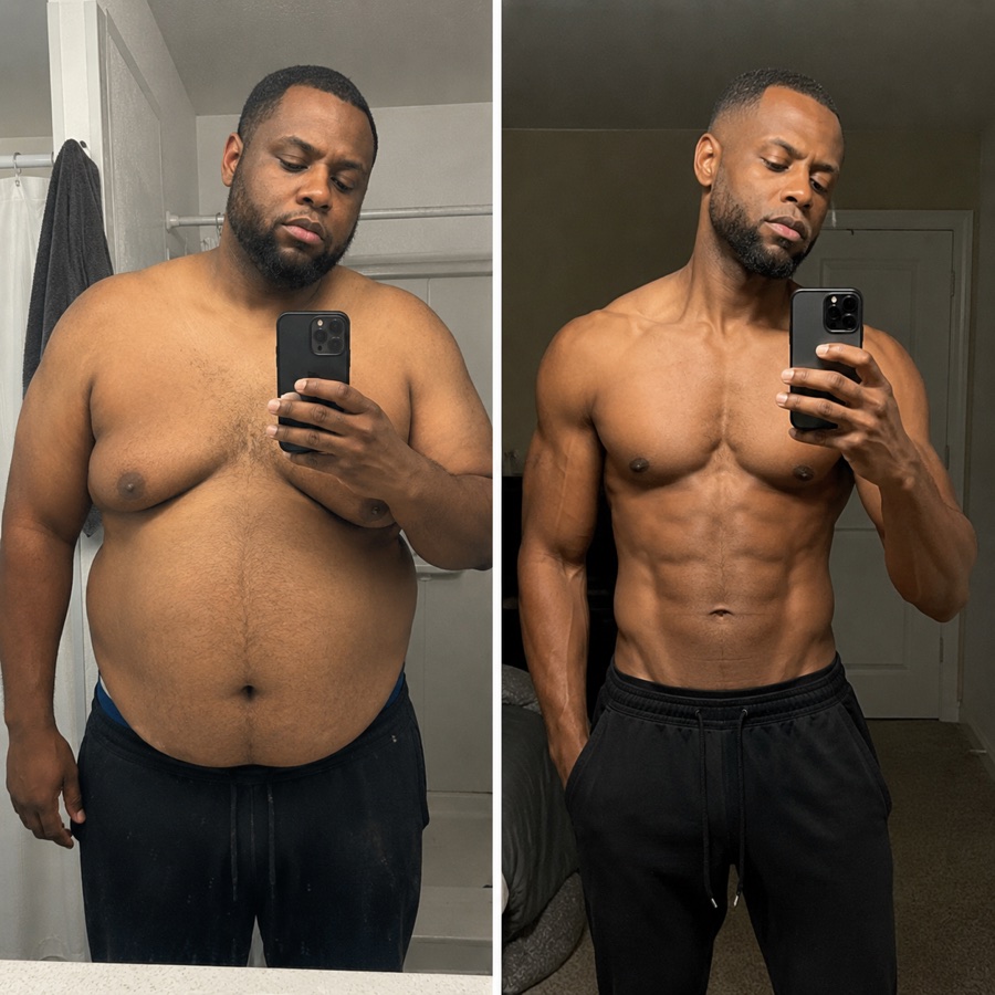 Marcus D. — verified member transformation